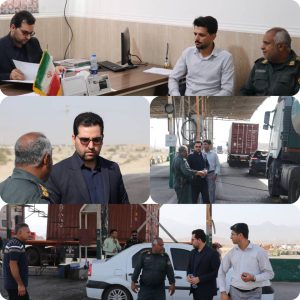 بازدید سر زده رئیس دادگستری از ایست و بازرسی کنجی