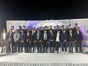 25زوج جوان در کهورستان بندر خمیر مراسم عروسی شان را دسته جمعی جشن گرفتند