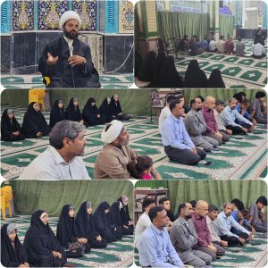 محفل شهدایی و جلسه گروه جهادی محب در بندرخمیر برگزار گردید؛
