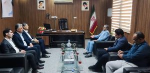 دیدار مدیرکل تأمین‌اجتماعی استان هرمزگان با فرماندار شهرستان خمیر