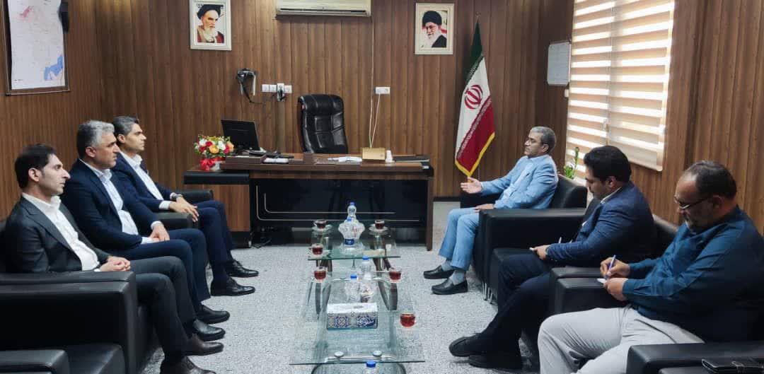 دیدار مدیرکل تأمین‌اجتماعی استان هرمزگان با فرماندار شهرستان خمیر