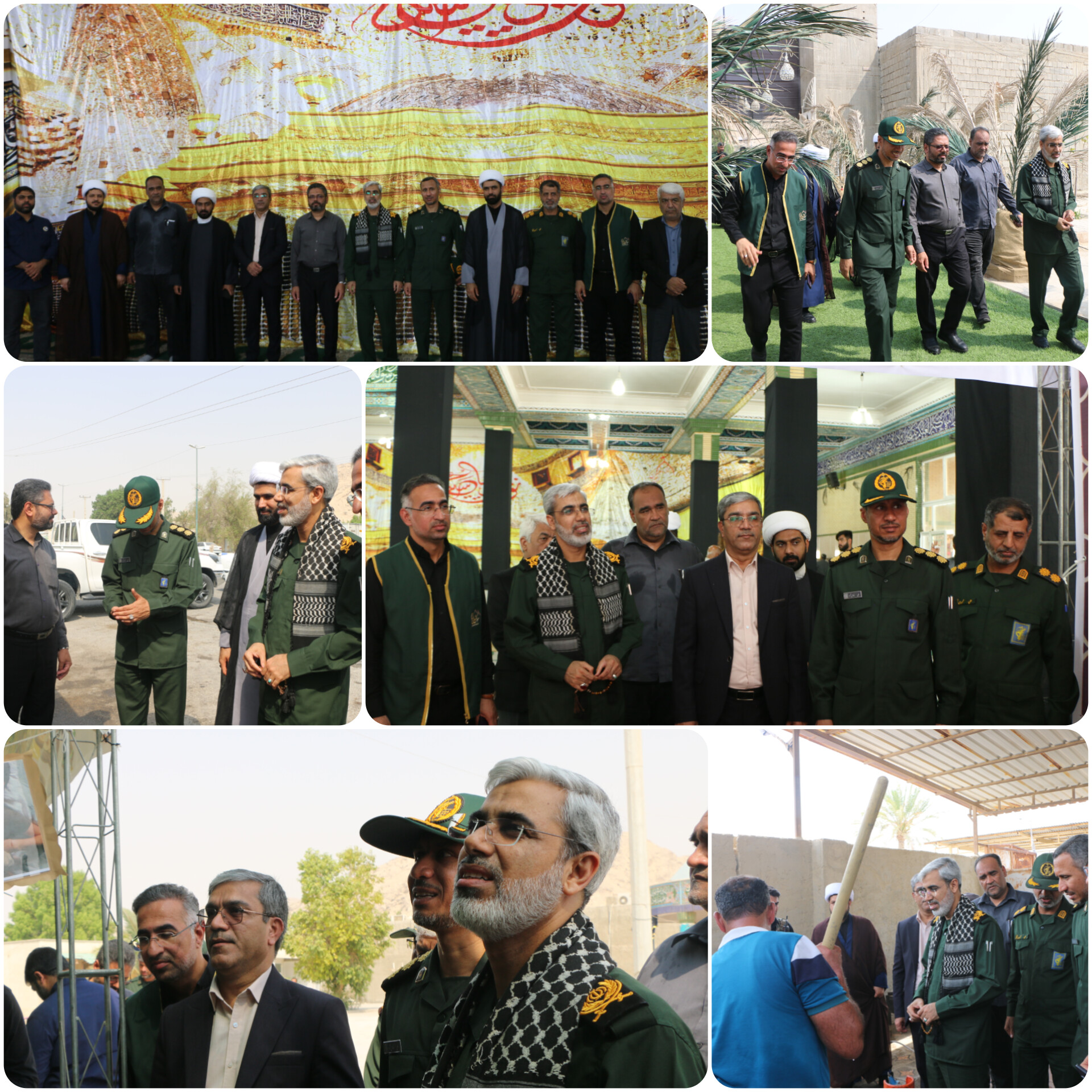 موکب شهدای گمنام خمیر؛ سنگر فرهنگی مورد تأکید فرمانده سپاه و فرماندار