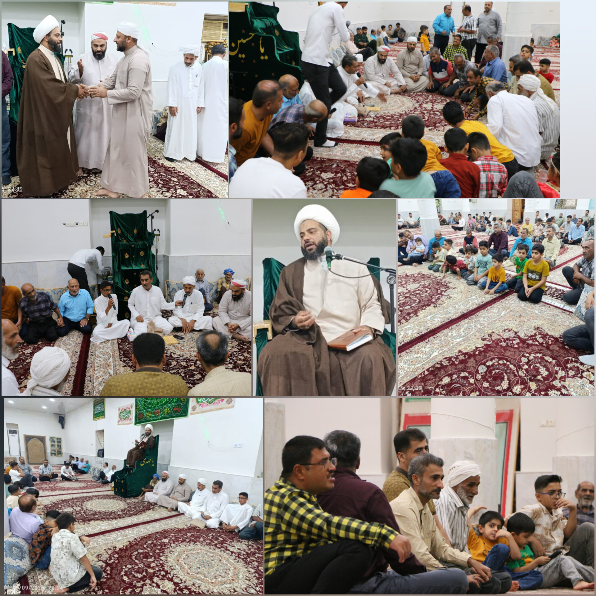 آیین وحدت و جشن میلاد پیامبر اسلام(ص) در بندرخمیر برگزار شد