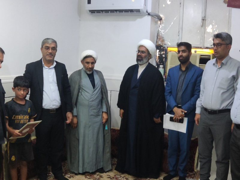 دیدار و تجلیل از خانواده‌های معظم شهدای جنگ رمضان در بندر پل