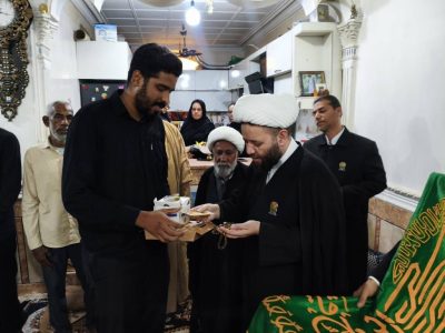 حضور کاروان زیر سایه خورشید در منزل شهید معتقدزاده