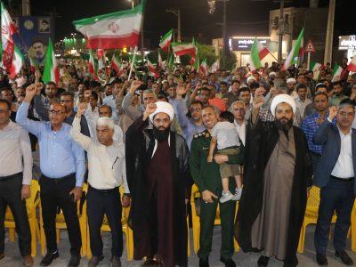 تجلی انسجام ملی در خمیر؛ حضور گسترده مردم در اجتماع «اقتدار عظیم جان‌فدا برای ایران امام رضایی»