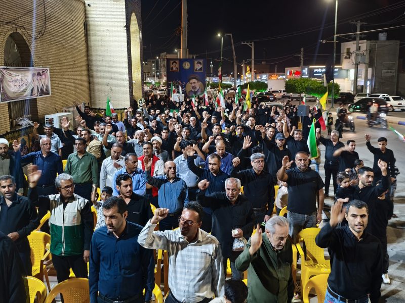 آیین بزرگداشت چهلمین روز شهادت رهبر انقلاب اسلامی برگزار