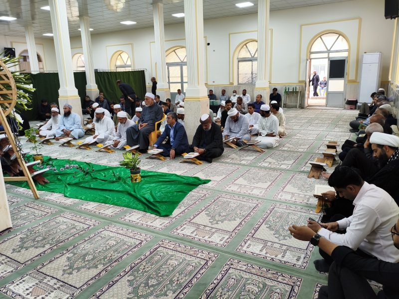 آیین چهلم رهبر شهید در بندرخمیر برگزار شد